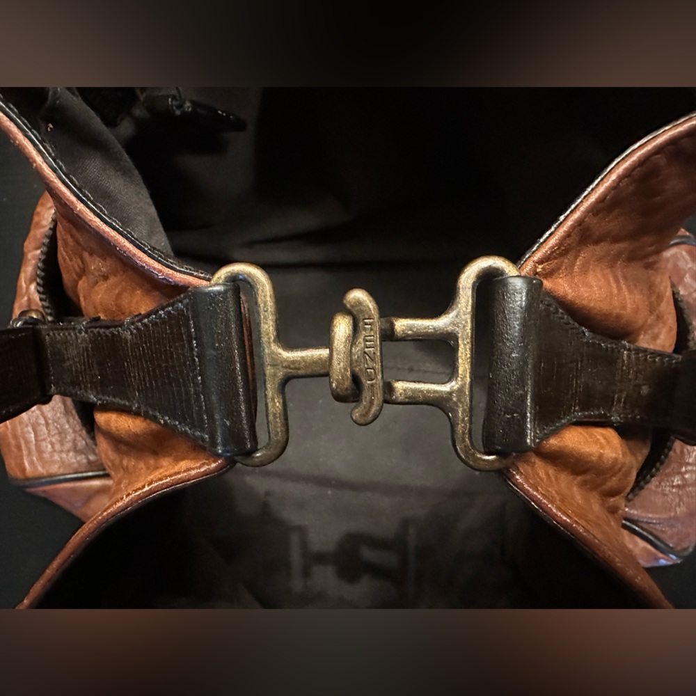 Fendi Etnico Two-Tone Leather Satchel - Picture 7 of 17